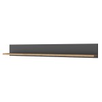 Γραφείο με βιβλιοθήκη Goldie pakoworld ανθρακί-φυσικό 160x45x161.8εκ Γραφείο με βιβλιοθήκη Goldie pakoworld ανθρακί-φυσικό 160x45x161.8εκ