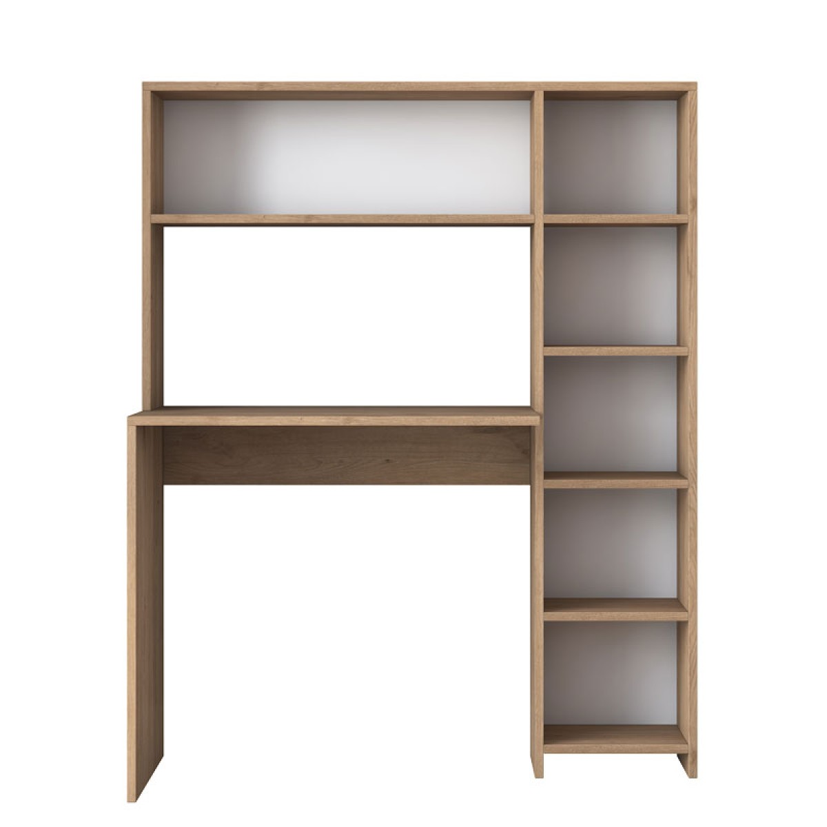 Γραφείο με βιβλιοθήκη Janson pakoworld sonoma 113x40x142εκ Γραφείο με βιβλιοθήκη Janson pakoworld sonoma 113x40x142εκ