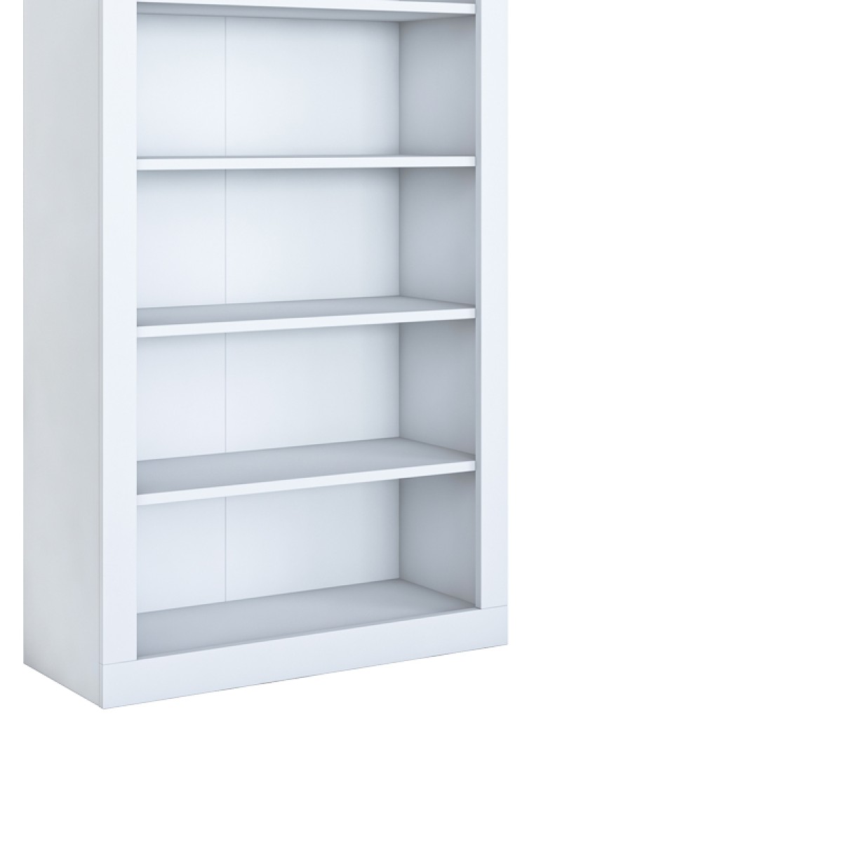 Βιβλιοθήκη Zoel pakoworld λευκό μελαμίνης 80x31.5x180εκ Βιβλιοθήκη Zoel pakoworld λευκό μελαμίνης 80x31.5x180εκ