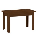 Τραπέζι Quiin pakoworld επεκτεινόμενο καρυδί 120-174x70x73.5εκ Τραπέζι Quiin pakoworld επεκτεινόμενο καρυδί 120-174x70x73.5εκ