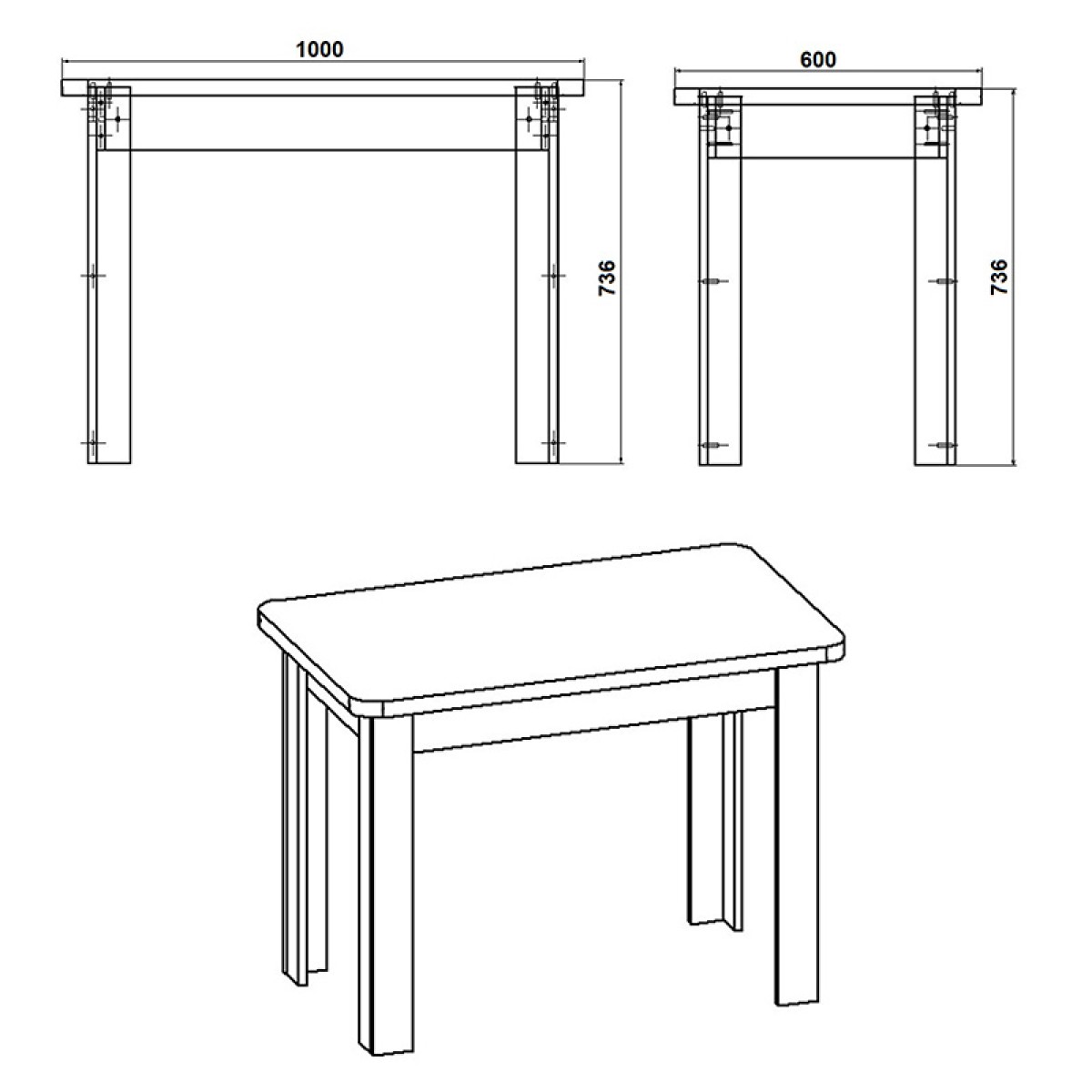 Τραπέζι Celeste pakoworld καρυδί 100x60x73.5εκ Τραπέζι Celeste pakoworld καρυδί 100x60x73.5εκ