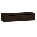 Κονσόλα επιτοίχια Alberto pakoworld σε wenge απόχρωση100x32.5x22εκ