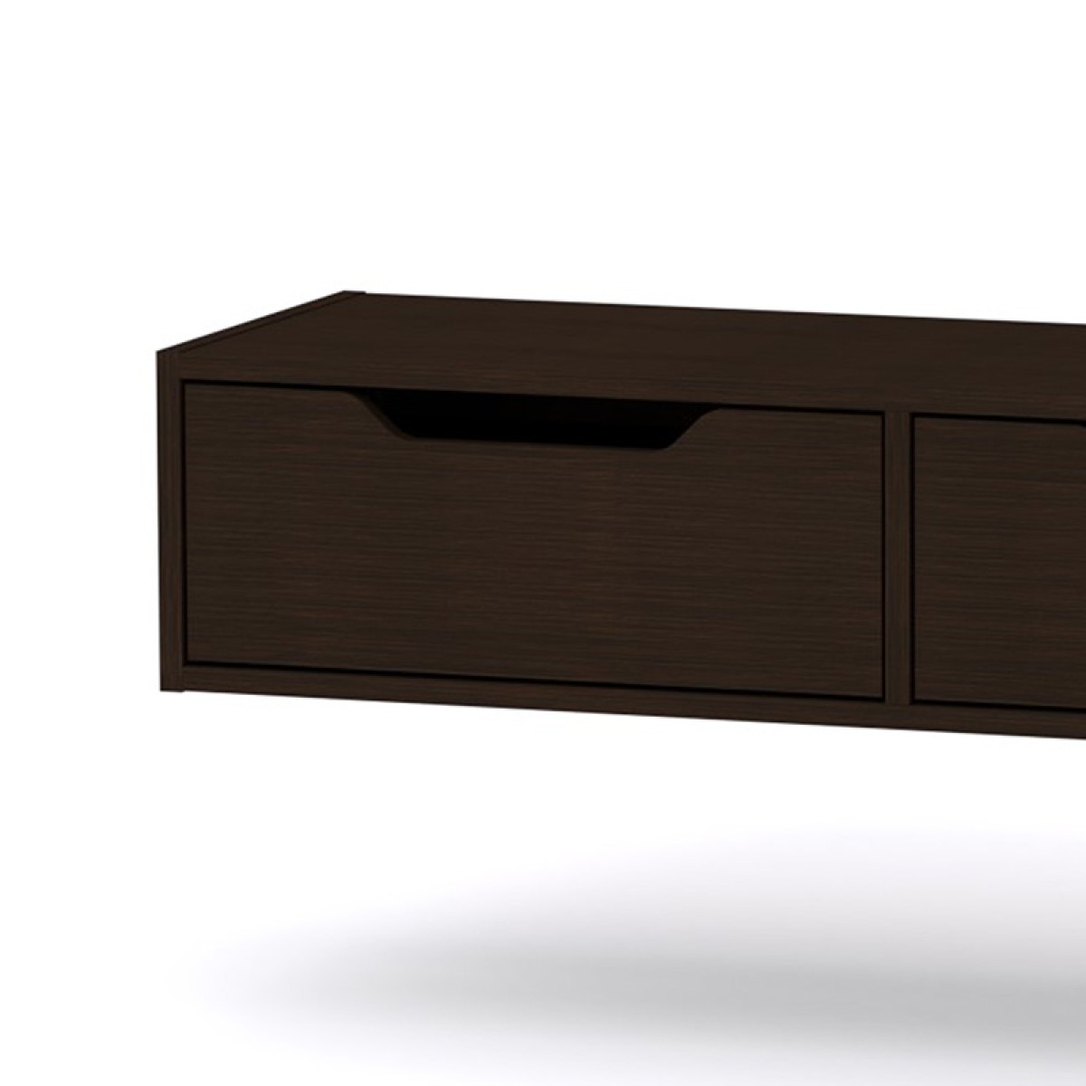 Κονσόλα επιτοίχια Alberto pakoworld σε wenge απόχρωση100x32.5x22εκ