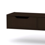 Κονσόλα επιτοίχια Alberto pakoworld σε wenge απόχρωση100x32.5x22εκ