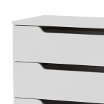 Συρταριέρα Azenor pakoworld 4ων συρταριών λευκό 72x38x83εκ Συρταριέρα Azenor pakoworld 4ων συρταριών λευκό 72x38x83εκ
