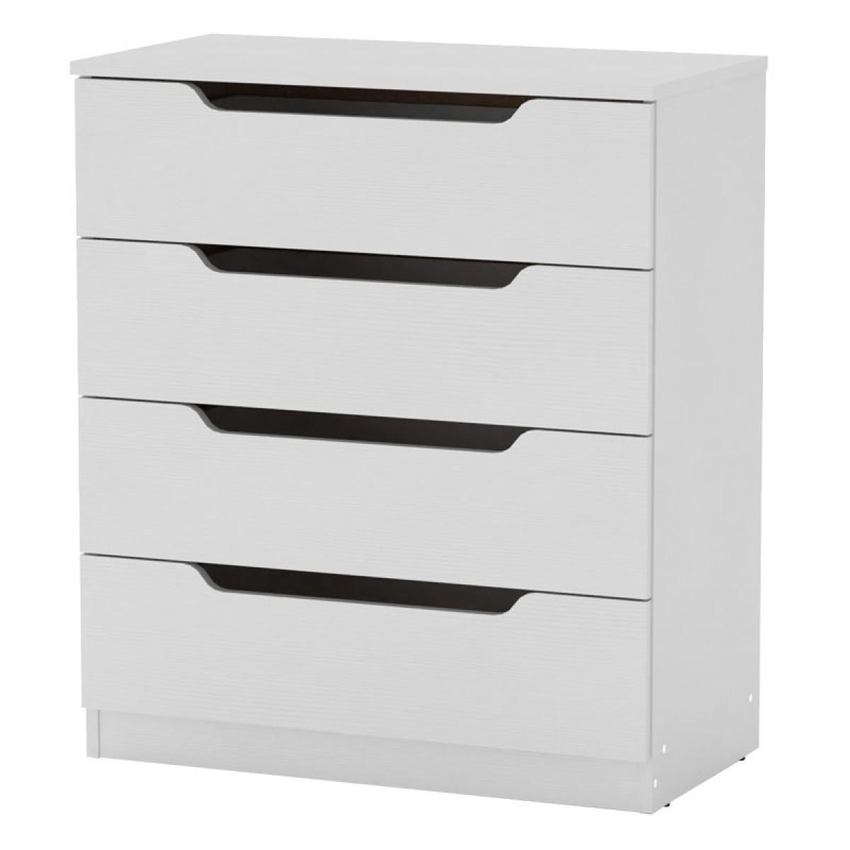 Συρταριέρα Azenor pakoworld 4ων συρταριών λευκό 72x38x83εκ Συρταριέρα Azenor pakoworld 4ων συρταριών λευκό 72x38x83εκ
