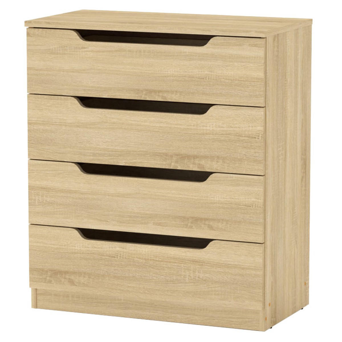 Συρταριέρα Azenor pakoworld 4ων συρταριών sonoma 72x38x83εκ Συρταριέρα Azenor pakoworld 4ων συρταριών sonoma 72x38x83εκ