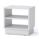 Κομοδίνο Mason pakoworld λευκό 40x32x40εκ Κομοδίνο Mason pakoworld λευκό 40x32x40εκ