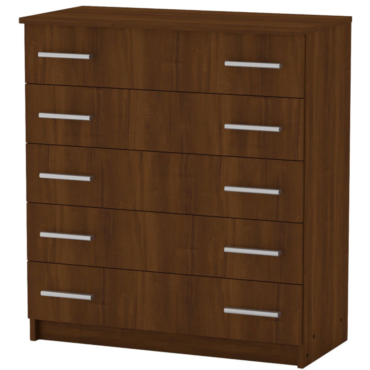 Συρταριέρα Penelope pakoworld 5 συρταριών καρυδί 80.5x38x89εκ Συρταριέρα Penelope pakoworld 5 συρταριών καρυδί 80.5x38x89εκ