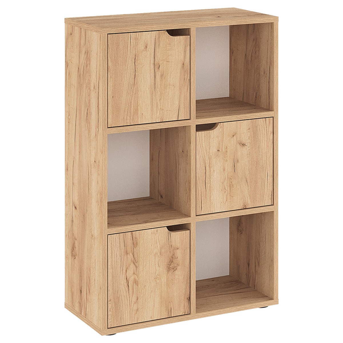 Βιβλιοθήκη Bookel pakoworld μελαμίνης σε oak απόχρωση 59.5x27.5x89εκ Βιβλιοθήκη Bookel pakoworld μελαμίνης σε oak απόχρωση 59.5x27.5x89εκ