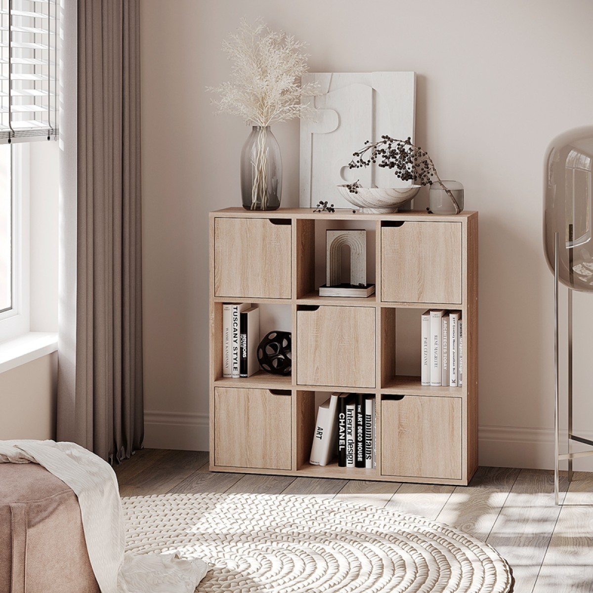 Βιβλιοθήκη Bookel pakoworld σε sonoma απόχρωση 88.5x27.5x89.3εκ Βιβλιοθήκη Bookel pakoworld σε sonoma απόχρωση 88.5x27.5x89.3εκ