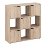 Βιβλιοθήκη Bookel pakoworld σε sonoma απόχρωση 88.5x27.5x89.3εκ Βιβλιοθήκη Bookel pakoworld σε sonoma απόχρωση 88.5x27.5x89.3εκ