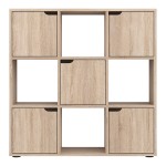 Βιβλιοθήκη Bookel pakoworld σε sonoma απόχρωση 88.5x27.5x89.3εκ Βιβλιοθήκη Bookel pakoworld σε sonoma απόχρωση 88.5x27.5x89.3εκ