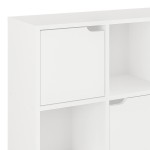 Βιβλιοθήκη Bookel pakoworld σε λευκή απόχρωση 88.5x27.5x89.3εκ Βιβλιοθήκη Bookel pakoworld σε λευκή απόχρωση 88.5x27.5x89.3εκ