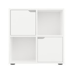 Βιβλιοθήκη Bookel pakoworld σε λευκή απόχρωση 59.6x27.5x60.4εκ Βιβλιοθήκη Bookel pakoworld σε λευκή απόχρωση 59.6x27.5x60.4εκ