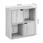 Βιβλιοθήκη Bookel pakoworld σε λευκή απόχρωση 59.6x27.5x60.4εκ Βιβλιοθήκη Bookel pakoworld σε λευκή απόχρωση 59.6x27.5x60.4εκ