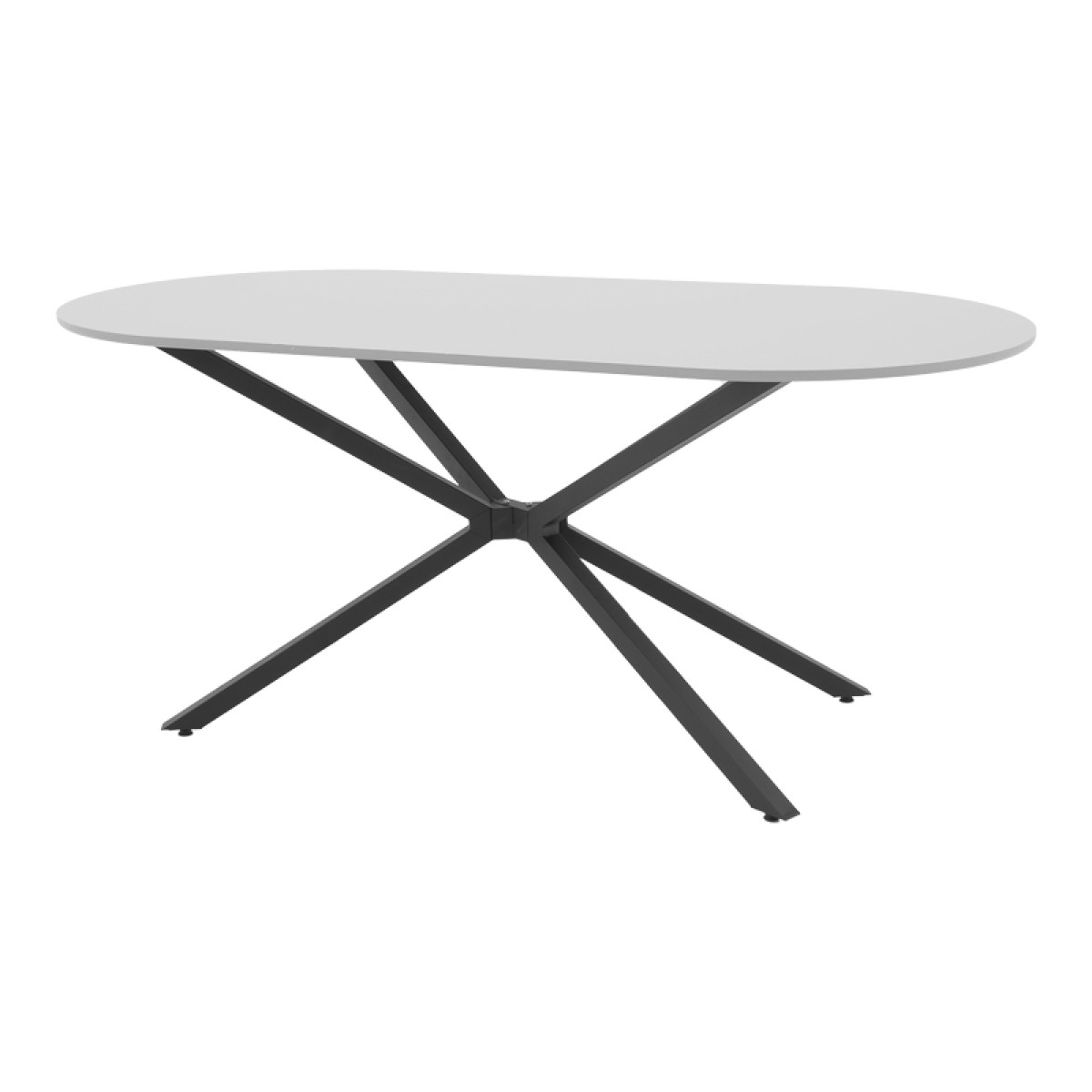 Τραπέζι Lerdion pakoworld γκρι mdf-μαύρο μέταλλο 180x90x75εκ Τραπέζι Lerdion pakoworld γκρι mdf-μαύρο μέταλλο 180x90x75εκ