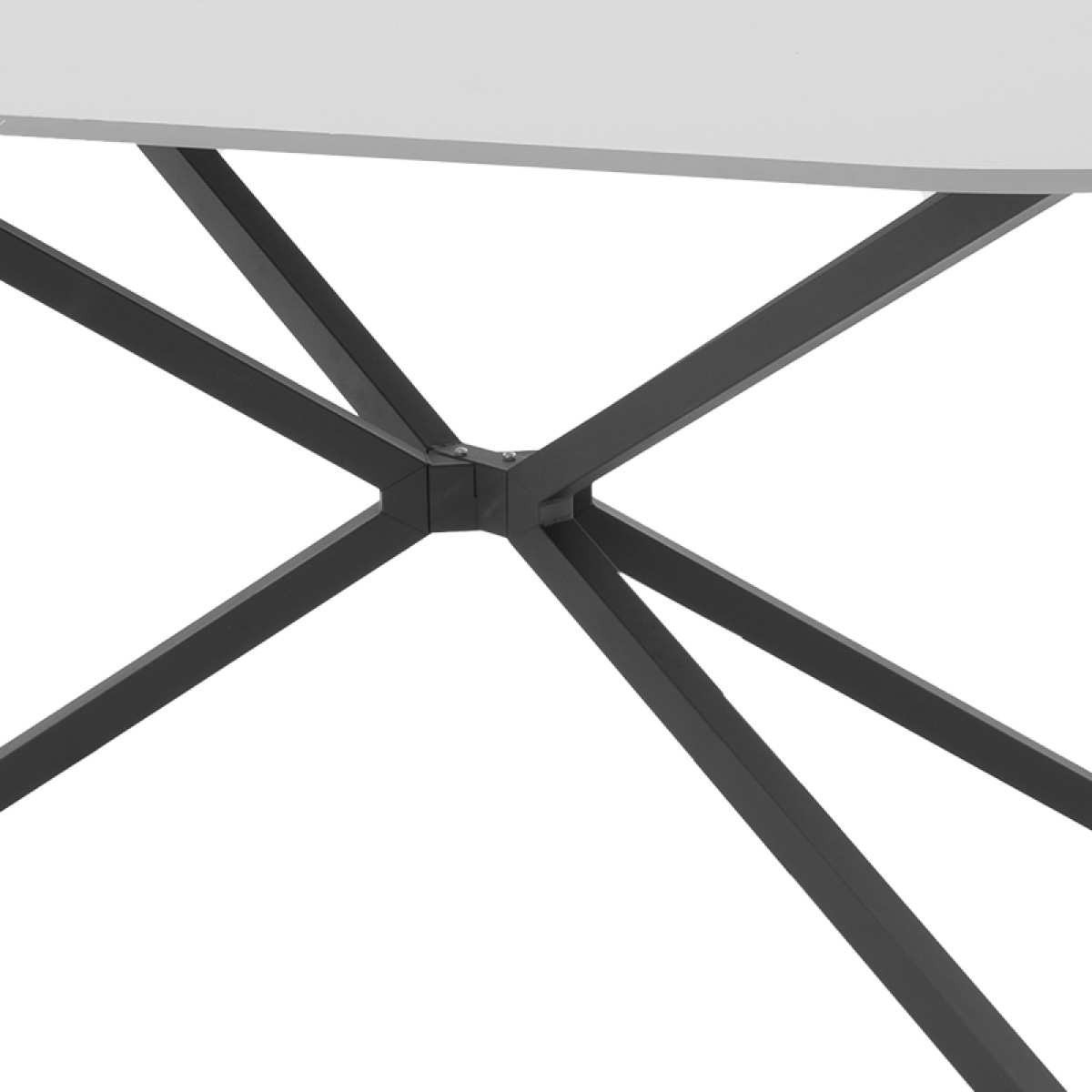 Τραπέζι Lerdion pakoworld γκρι mdf-μαύρο μέταλλο 180x90x75εκ Τραπέζι Lerdion pakoworld γκρι mdf-μαύρο μέταλλο 180x90x75εκ