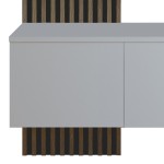 Έπιπλο εισόδου Arika pakoworld λευκό-sonoma 100x37x199.5εκ Έπιπλο εισόδου Arika pakoworld λευκό-sonoma 100x37x199.5εκ