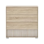 Συρταριέρα Bruse pakoworld μελαμίνη σε sonoma-oak απόχρωση 96.7x40.5x92.9εκ Συρταριέρα Bruse pakoworld μελαμίνη σε sonoma-oak απόχρωση 96.7x40.5x92.9εκ