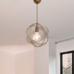 Φωτιστικό οροφής μονόφωτο Idris pakoworld E27 χρυσό Φ30x75εκ Φωτιστικό οροφής μονόφωτο Idris pakoworld E27 χρυσό Φ30x75εκ