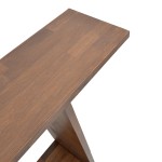 Κονσόλα Edgar pakoworld φυσικό ξύλο πεύκου 30mm καρυδί 139x29x90εκ Κονσόλα Edgar pakoworld φυσικό ξύλο πεύκου 30mm καρυδί 139x29x90εκ