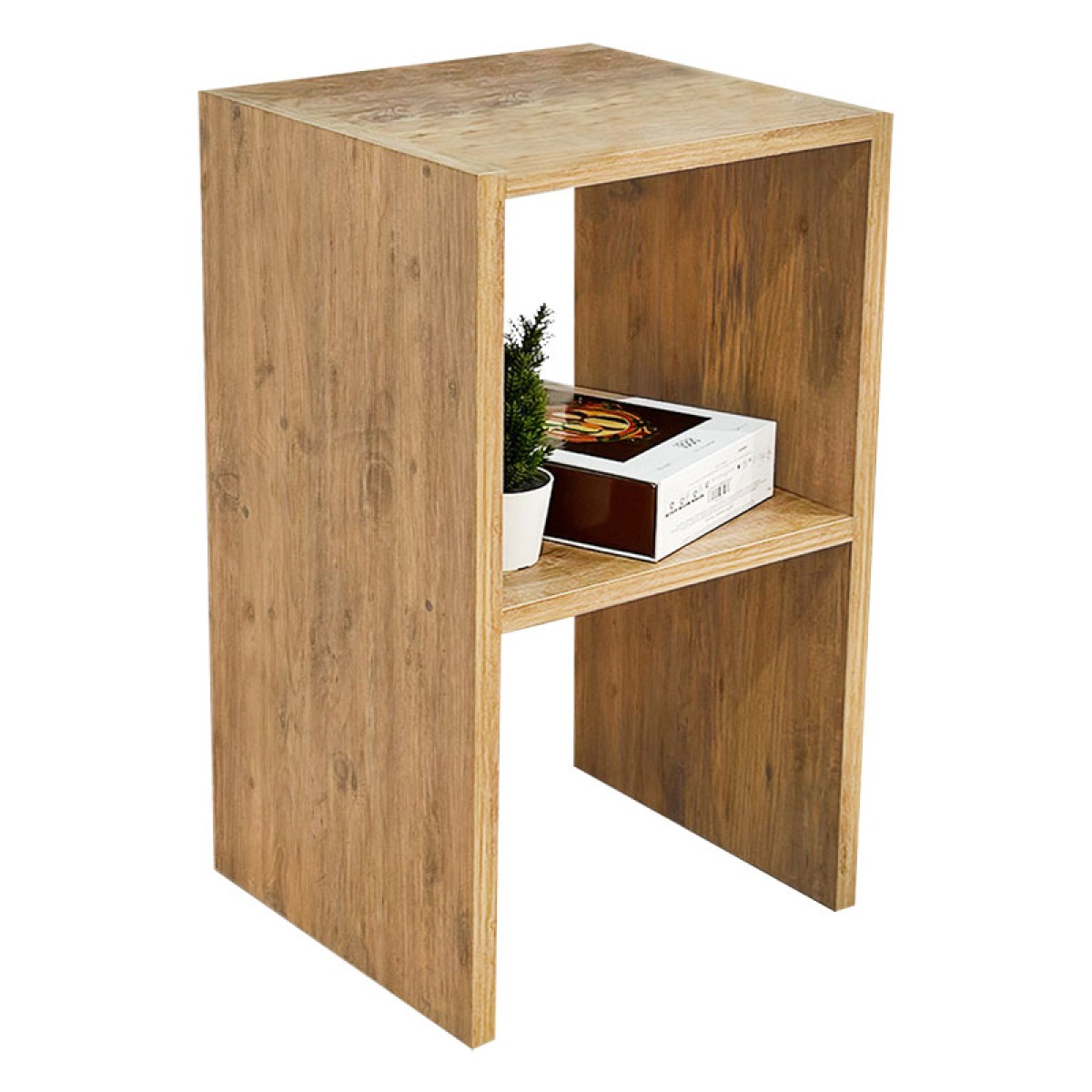 Βοηθητικό τραπέζι Leofric pakoworld μελαμίνης oak 30x30x60εκ Βοηθητικό τραπέζι Leofric pakoworld μελαμίνης oak 30x30x60εκ