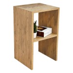 Βοηθητικό τραπέζι Leofric pakoworld μελαμίνης oak 30x30x60εκ Βοηθητικό τραπέζι Leofric pakoworld μελαμίνης oak 30x30x60εκ