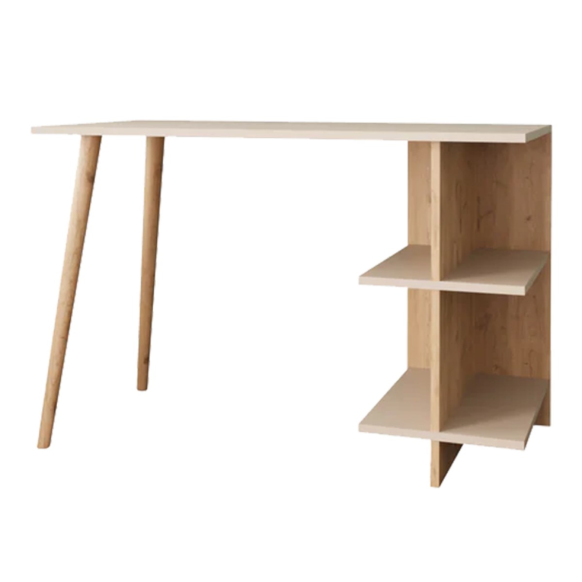 Γραφείο εργασίας Volet pakoworld σε oak- sandstone απόχρωση 114x56x76εκ Γραφείο εργασίας Volet pakoworld σε oak- sandstone απόχρωση 114x56x76εκ