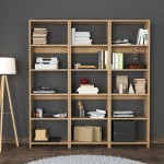 Βιβλιοθήκη Rabuku pakoworld σε oak απόχρωση 146x22x160εκ Βιβλιοθήκη Rabuku pakoworld σε oak απόχρωση 146x22x160εκ