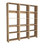 Βιβλιοθήκη Rabuku pakoworld σε oak απόχρωση 146x22x160εκ Βιβλιοθήκη Rabuku pakoworld σε oak απόχρωση 146x22x160εκ