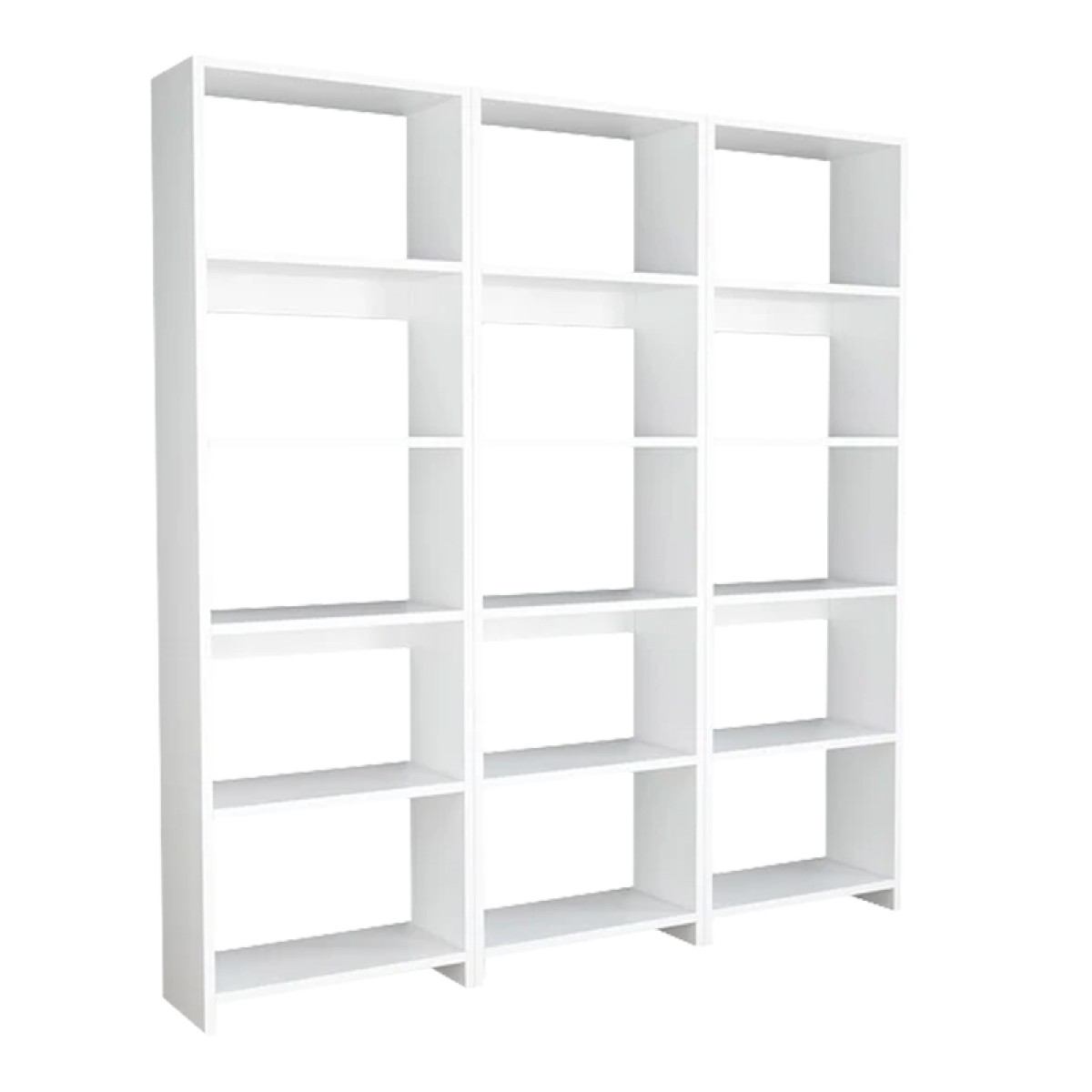 Βιβλιοθήκη Rabuku pakoworld σε λευκή απόχρωση 146x22x160εκ Βιβλιοθήκη Rabuku pakoworld σε λευκή απόχρωση 146x22x160εκ