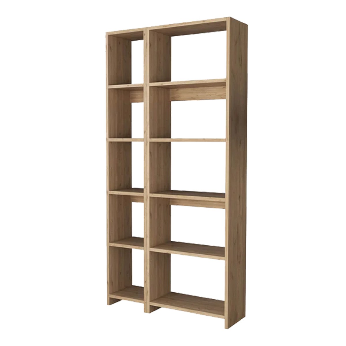 Βιβλιοθήκη Alkathi pakoworld σε oak απόχρωση 77x22x160εκ Βιβλιοθήκη Alkathi pakoworld σε oak απόχρωση 77x22x160εκ