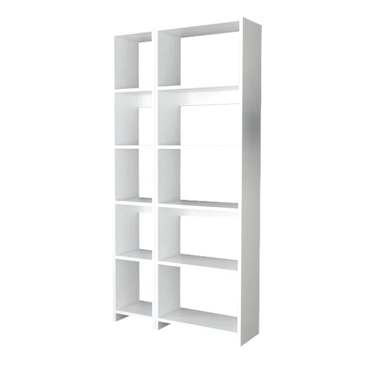 Βιβλιοθήκη Alkathi pakoworld σε λευκή απόχρωση 77x22x160εκ Βιβλιοθήκη Alkathi pakoworld σε λευκή απόχρωση 77x22x160εκ