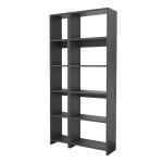 Βιβλιοθήκη Alkathi pakoworld σε ανθρακί απόχρωση 77x22x160εκ Βιβλιοθήκη Alkathi pakoworld σε ανθρακί απόχρωση 77x22x160εκ