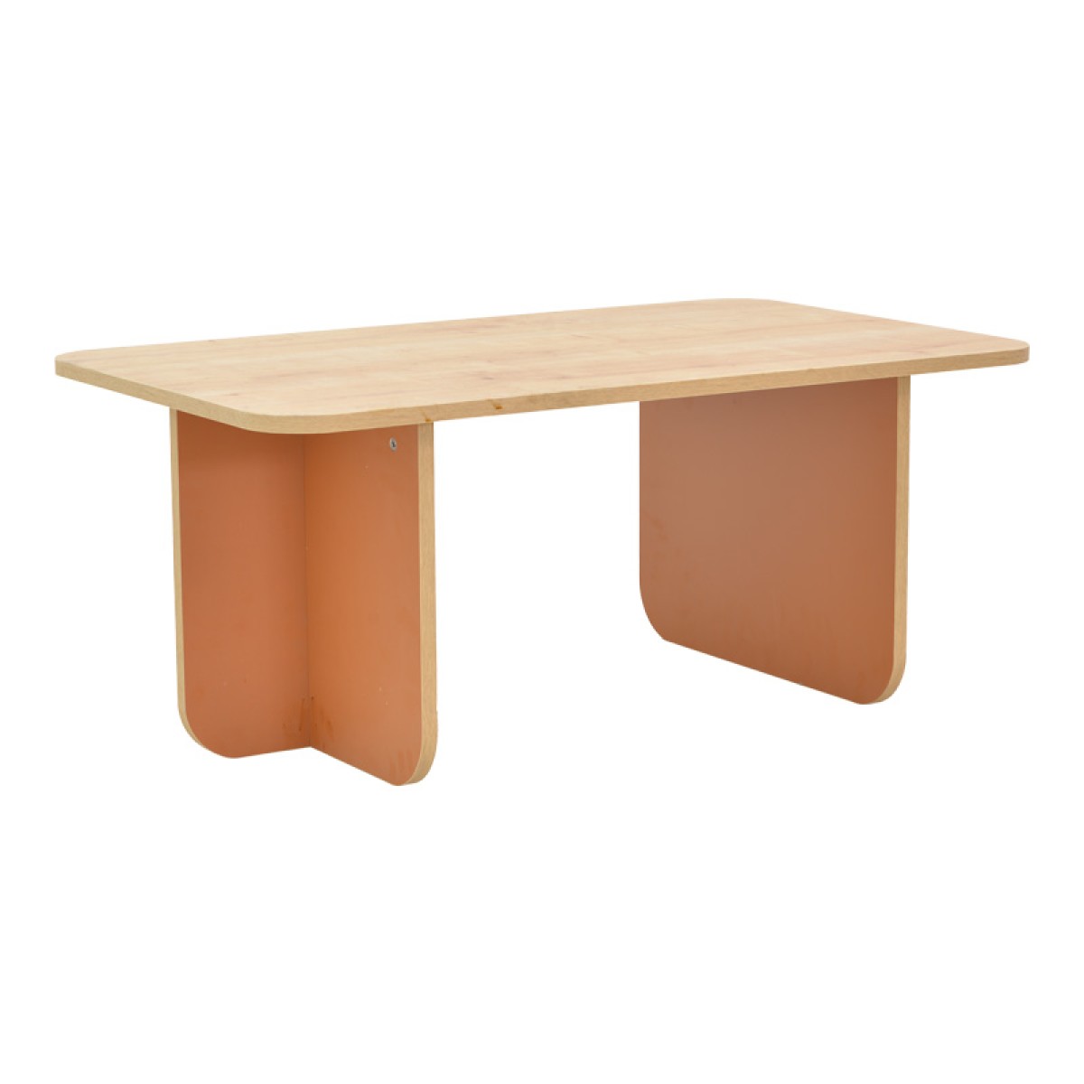 Τραπέζι Bοca pakoworld σε oak-κεραμιδί απόχρωση 100x60x42εκ Τραπέζι Bοca pakoworld σε oak-κεραμιδί απόχρωση 100x60x42εκ