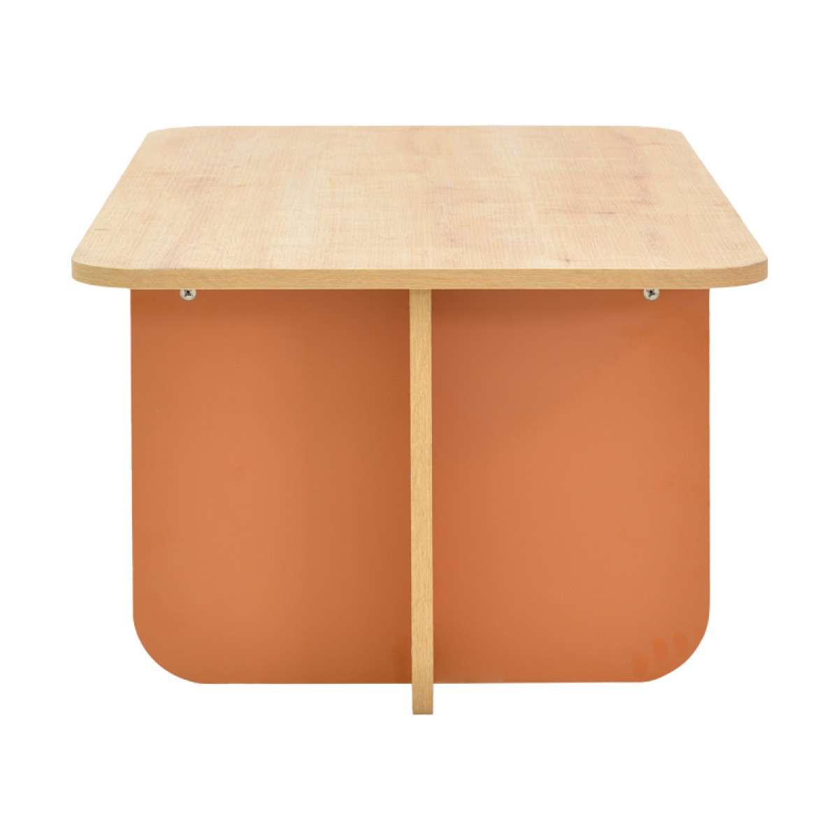 Τραπέζι Bοca pakoworld σε oak-κεραμιδί απόχρωση 100x60x42εκ Τραπέζι Bοca pakoworld σε oak-κεραμιδί απόχρωση 100x60x42εκ