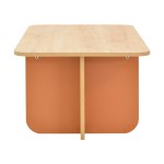 Τραπέζι Bοca pakoworld σε oak-κεραμιδί απόχρωση 100x60x42εκ Τραπέζι Bοca pakoworld σε oak-κεραμιδί απόχρωση 100x60x42εκ