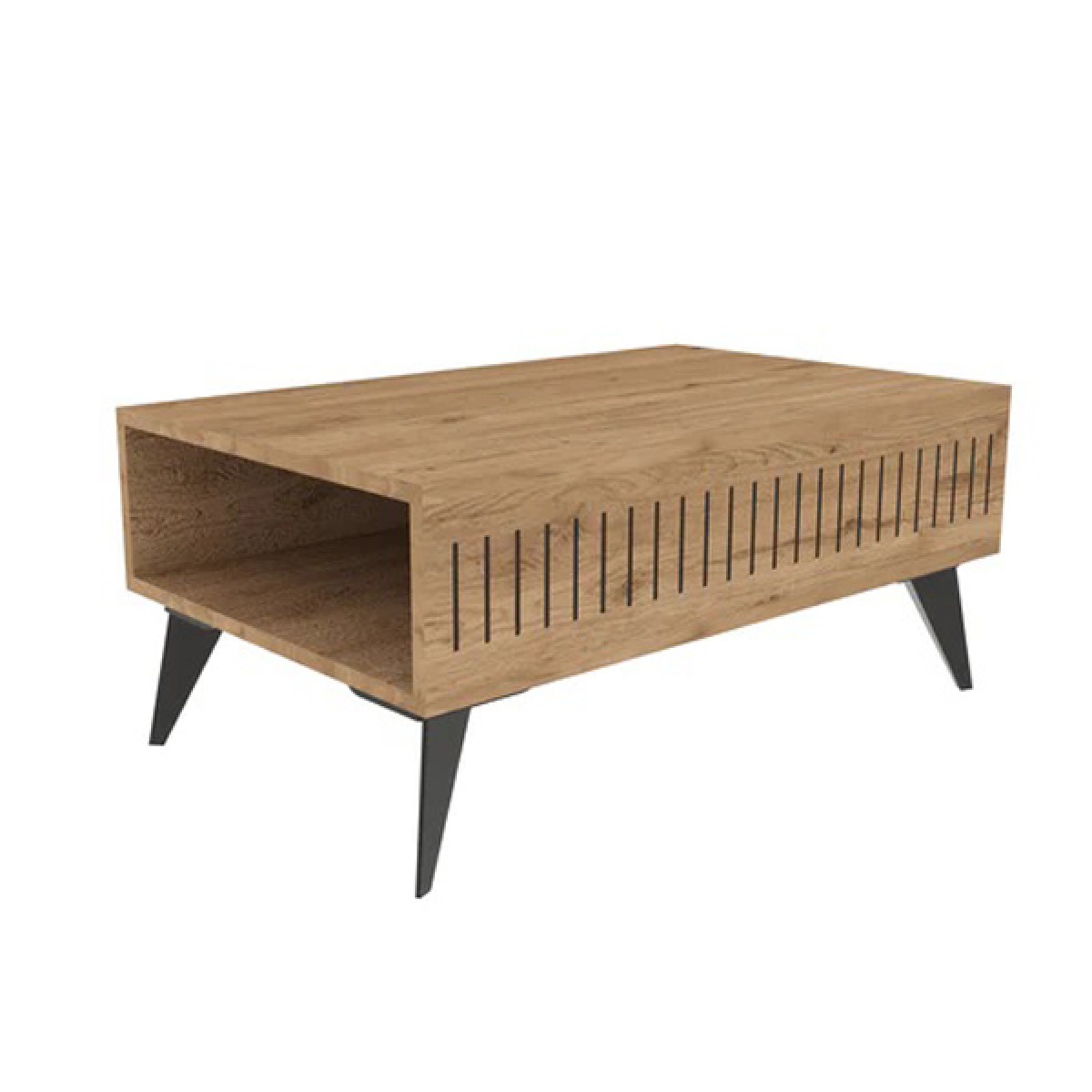 Τραπέζι Marla pakoworld σε oak απόχρωση 90x56x40εκ Τραπέζι Marla pakoworld σε oak απόχρωση 90x56x40εκ