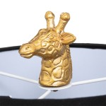 Επιτραπέζιο φωτιστικό Giraffe pakoworld Ε27 μαύρο-χρυσό 22.5x20x42εκ Επιτραπέζιο φωτιστικό Giraffe pakoworld Ε27 μαύρο-χρυσό 22.5x20x42εκ