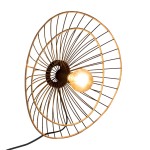 Φωτιστικό τοίχου-απλίκα Alara pakoworld E27 40W χρυσό-μαύρο Φ45x11εκ Φωτιστικό τοίχου-απλίκα Alara pakoworld E27 40W χρυσό-μαύρο Φ45x11εκ