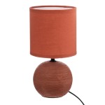 Επιτραπέζιο φωτιστικό PWL-1210 pakoworld Ε14 κεραμικό σε terracotta απόχρωση Φ13x25εκ Επιτραπέζιο φωτιστικό PWL-1210 pakoworld Ε14 κεραμικό σε terracotta απόχρωση Φ13x25εκ
