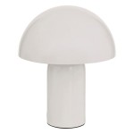 Επιτραπέζιο φωτιστικό Mushi pakoworld μέταλλο λευκό Φ20x24,5εκ