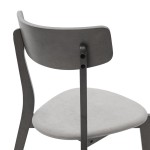 Tραπεζαρία Benson - Toto pakoworld σετ 5τμχ rustic grey - ύφασμα grey 80x80x75εκ Tραπεζαρία Benson - Toto pakoworld σετ 5τμχ rustic grey - ύφασμα grey 80x80x75εκ