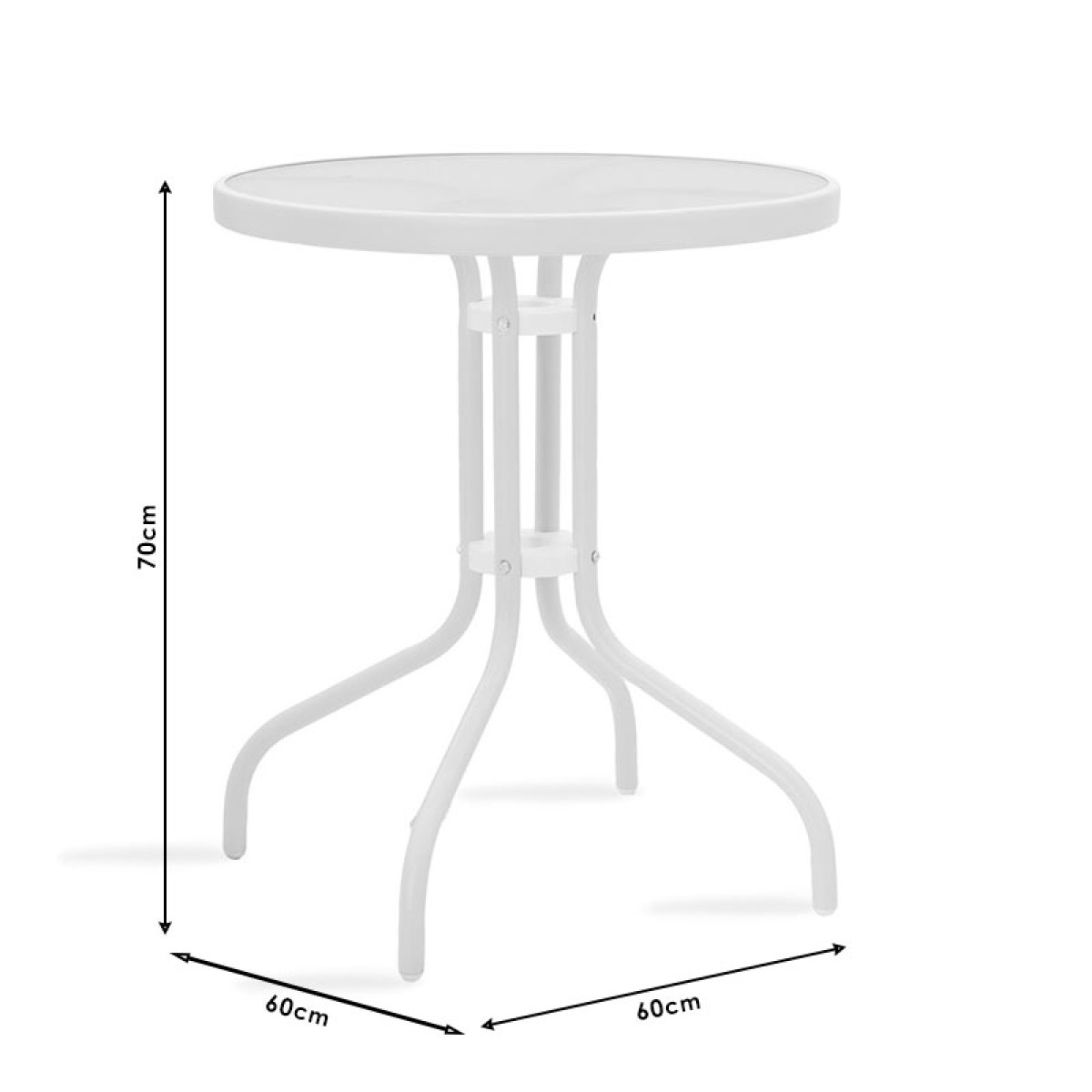 Τραπεζαρία Watson-Calan σετ 3τεμ pakoworld μέταλλο-textilene καφέ Φ60x70εκ Τραπεζαρία Watson-Calan σετ 3τεμ pakoworld μέταλλο-textilene καφέ Φ60x70εκ