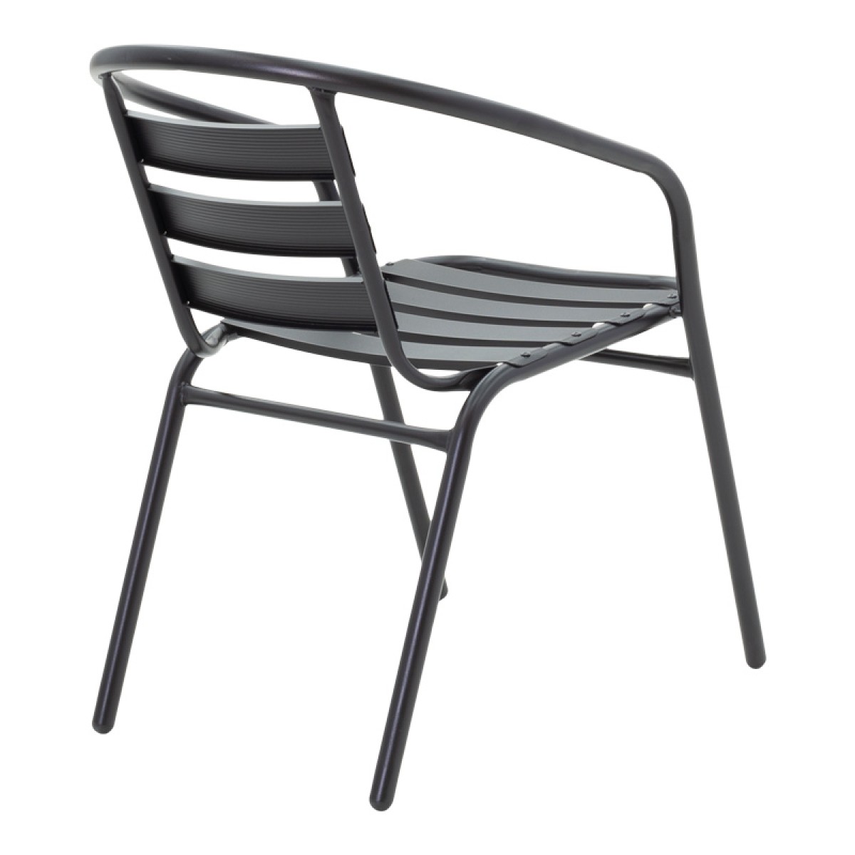 Τραπεζαρία Valor-Tade σετ 5τεμ pakoworld μέταλλο μαύρο-γυαλί 110x60x70εκ