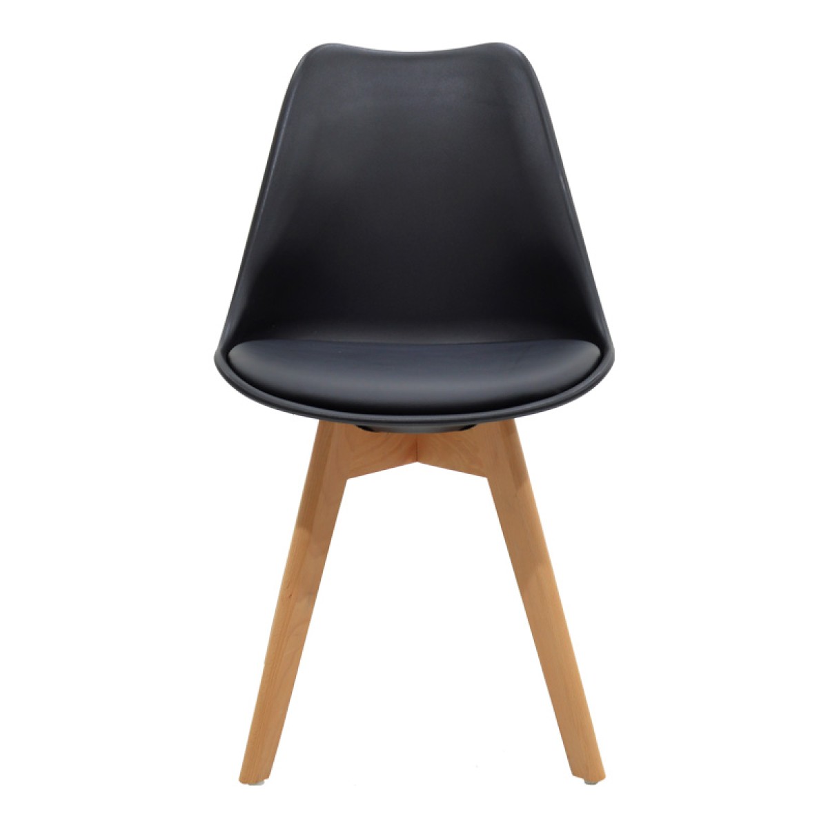 Τραπεζαρία Manka Ι -Gaston pakoworld σετ 3τεμ σε sonoma-μαύρη απόχρωση 80x80x77εκ