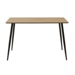 Τραπεζαρία Cuba-Julita pakoworld σετ 5τεμ MDF sonoma-μαύρο-φυσικό 120x70x76εκ Τραπεζαρία Cuba-Julita pakoworld σετ 5τεμ MDF sonoma-μαύρο-φυσικό 120x70x76εκ