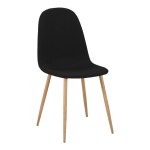 Τραπεζαρία Julita-Bella pakoworld σετ 5τεμ mdf σε μαύρη-φυσική απόχρωση Φ80x73εκ Τραπεζαρία Julita-Bella pakoworld σετ 5τεμ mdf σε μαύρη-φυσική απόχρωση Φ80x73εκ