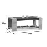 Φοιτητικό πακέτο επίπλων σαλονιού Caalm pakoworld σετ 2τεμ